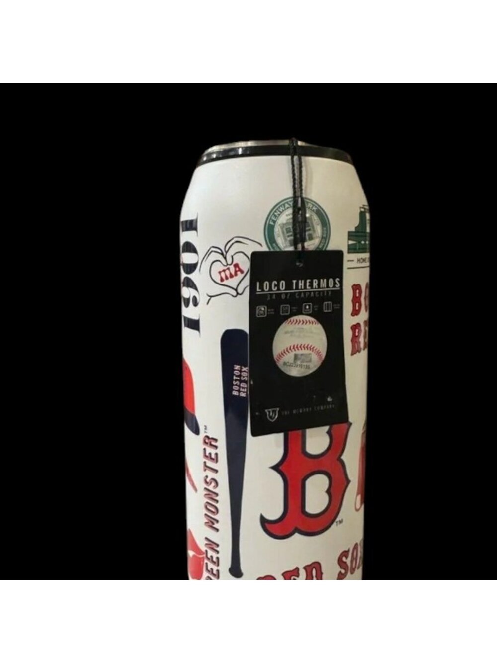 Boston Red Sox Stainless Steel 34 Oz Loco Thermos MLB Team Logos New with Tag - Picture 2 of 6